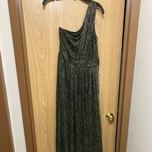 NWT glitter tulle floor length dress